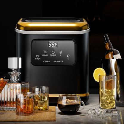 Ice Makers Countertop with LED Screen Control Panel Z5812KH