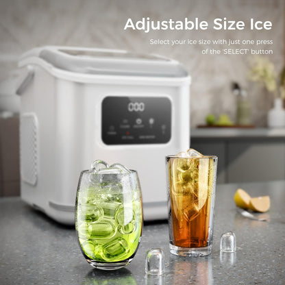 Ice Makers Countertop with LED Screen Control Panel Z5812KH