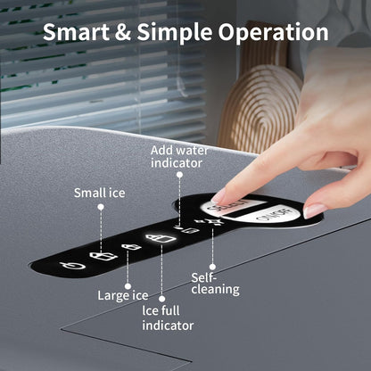 Ice Makers Countertop 26.5Lbs 24H Self-Cleaning Portable Z4701