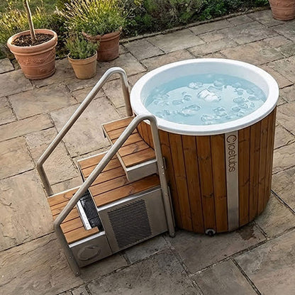 Icetubs IceBarrel XL Thermowood and Fiberglass Cold Plunge Immersion Tub