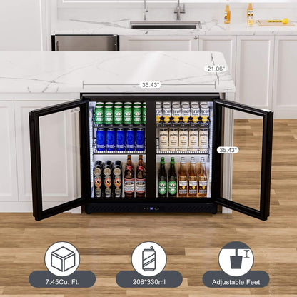 Industrial Freestanding Undercounter Beverage Refrigerator