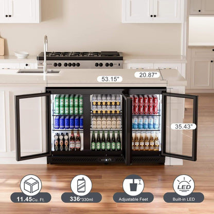 Industrial Freestanding Undercounter Beverage Refrigerator