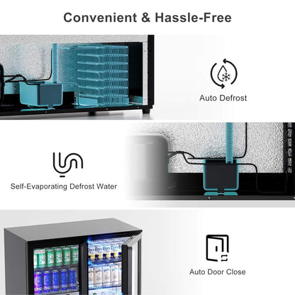 Industrial Freestanding Undercounter Beverage Refrigerator
