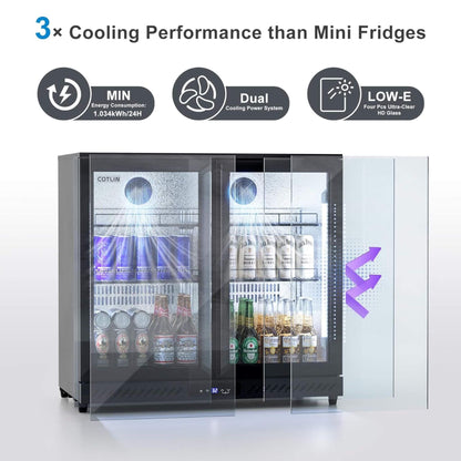 Industrial Freestanding Undercounter Beverage Refrigerator