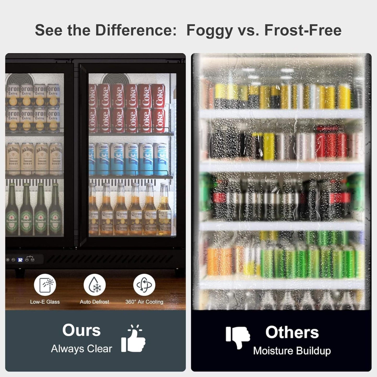 Industrial Freestanding Undercounter Beverage Refrigerator