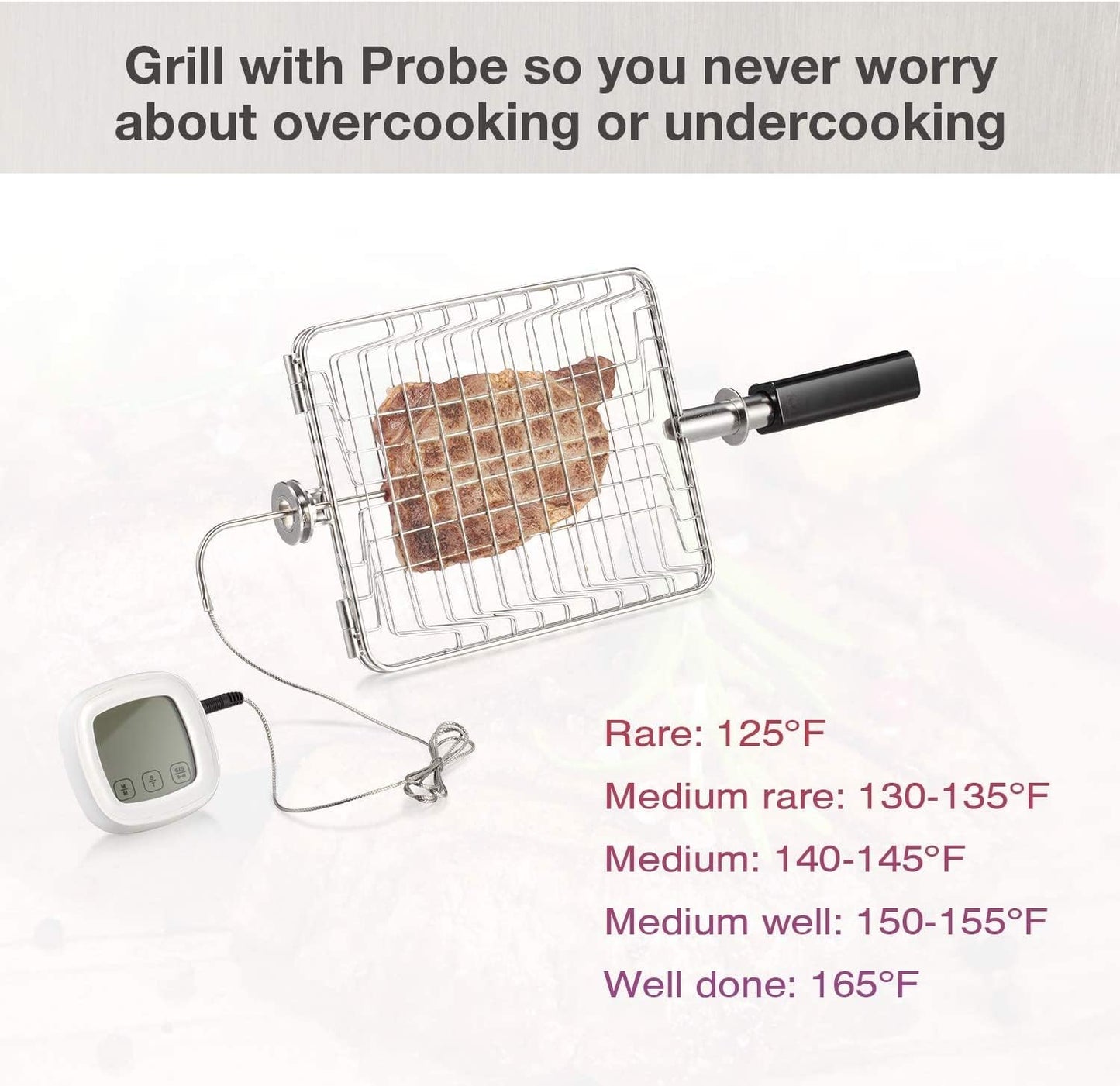 Infrared Propane Gas Grill Tabletop, Stainless Steel Small Barbecue Grill