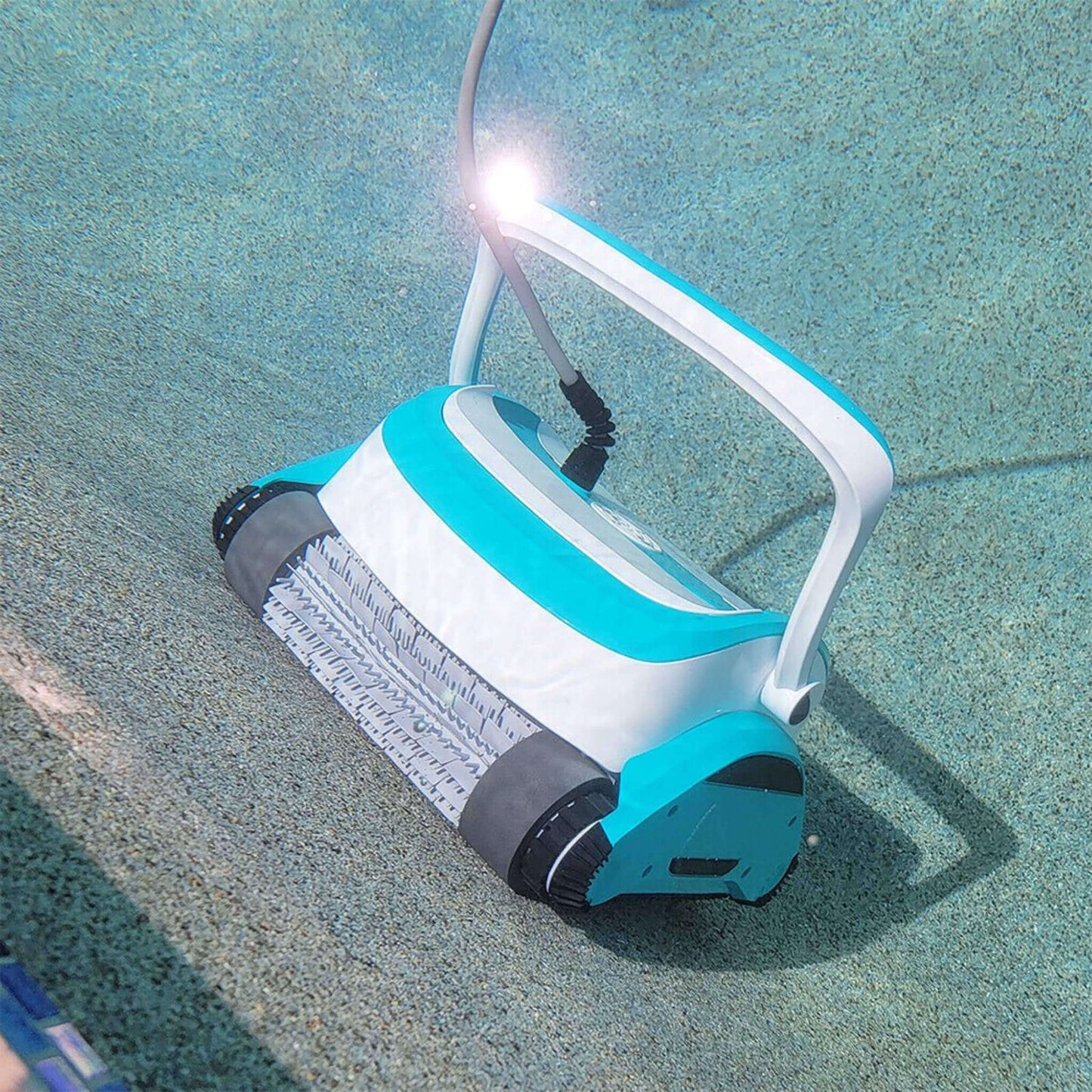 Inground Automatic Dual Scrub Robotic Pool Vacuum Cleaner, 150W
