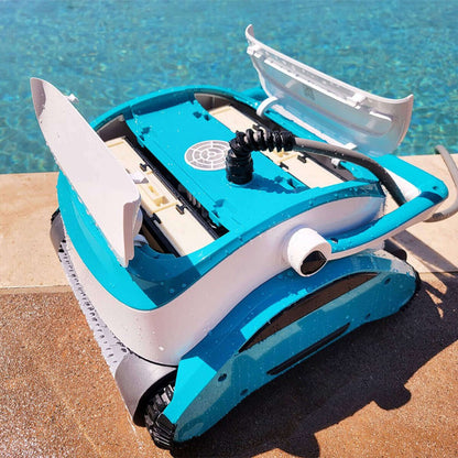 Inground Automatic Dual Scrub Robotic Pool Vacuum Cleaner, 150W