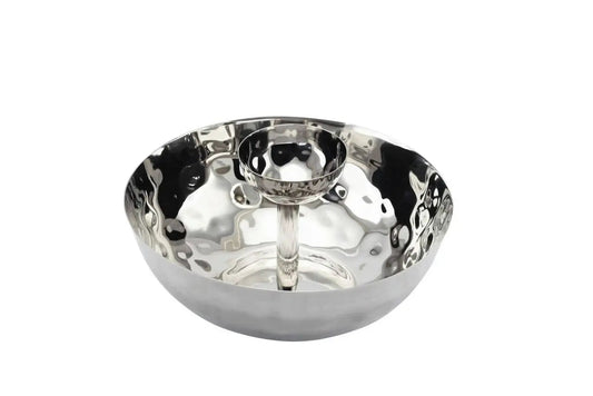 Hammered Chip & Dip Bowl
