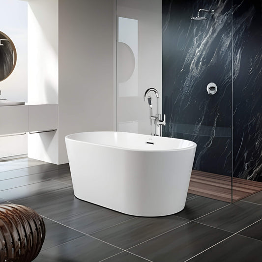 Jacuzzi Celeste 70" Freestanding Ergonomic Soaking Tub