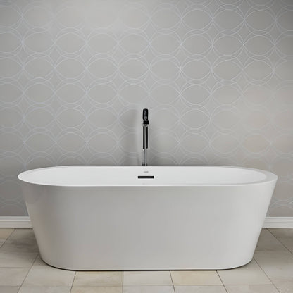 Jacuzzi Celeste 70" Freestanding Ergonomic Soaking Tub