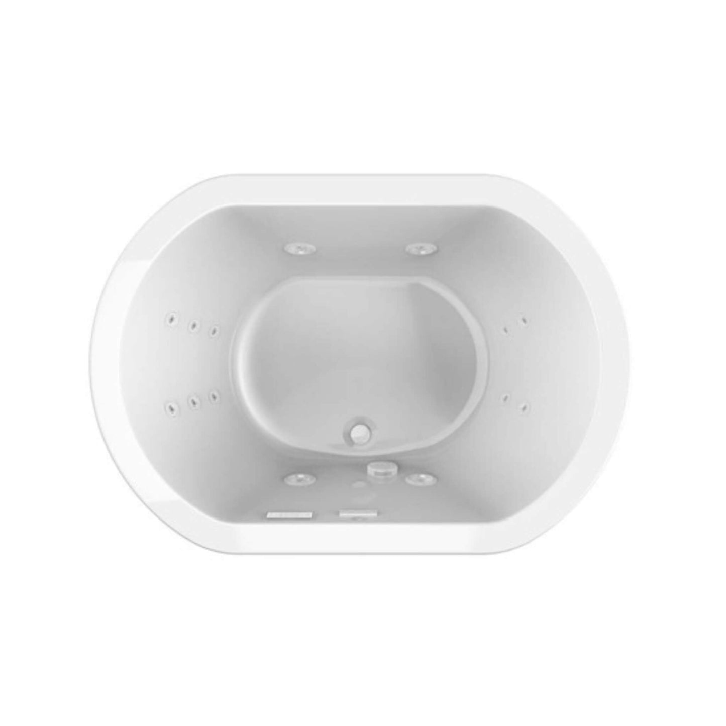 Jacuzzi Duetta 66" Premium Undermount Whirlpool Bathtub