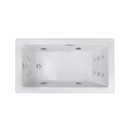 Jacuzzi Elara 72" Rectangle Acrylic Drop-In Whirlpool Bath