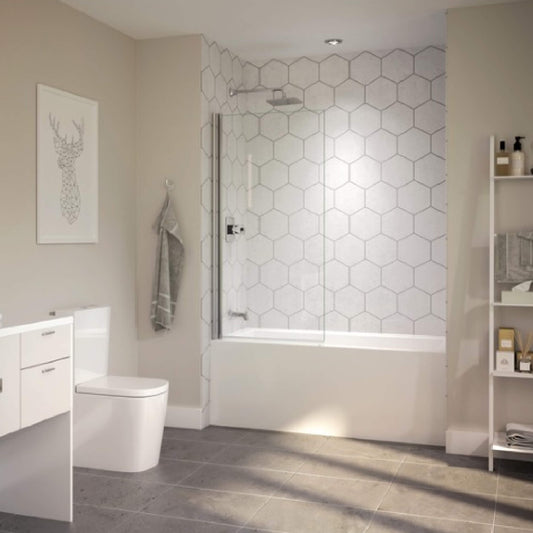 Jacuzzi Linea 60" 3-Wall Alcove Acrylic Air Tub With Right Drain