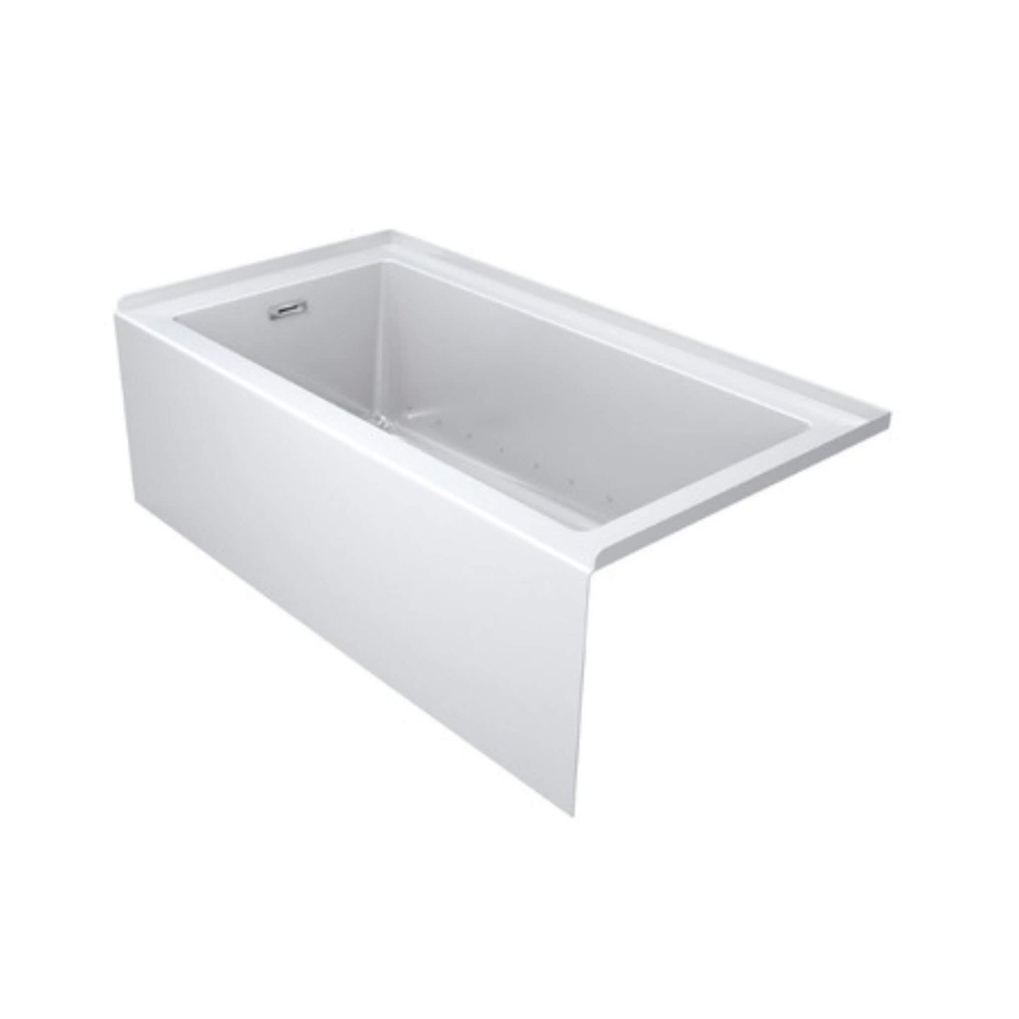 Jacuzzi Linea 60" 3-Wall Alcove Air Tub With Left Drain