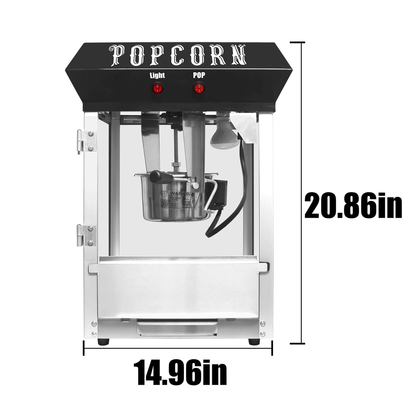 Kaitu Premium Commercial Bar Style 6-Ounce Popcorn Machine Maker