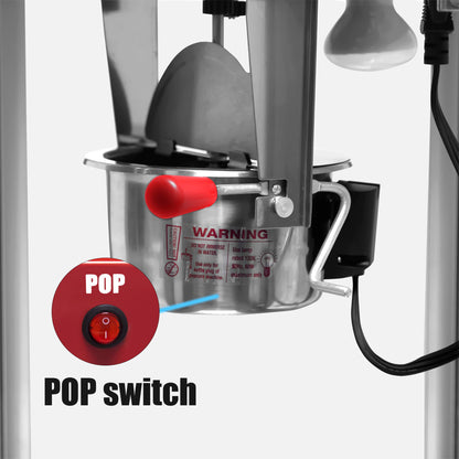 Kaitu Premium Commercial Bar Style 6-Ounce Popcorn Machine Maker