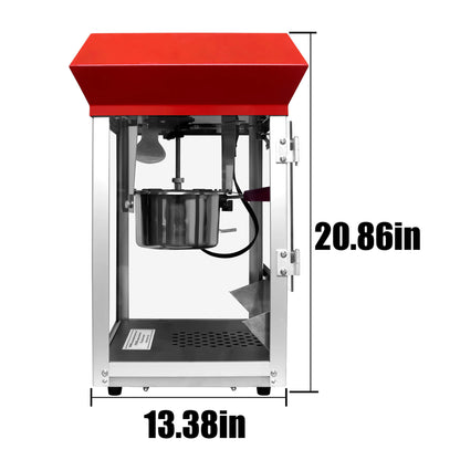 Kaitu Premium Commercial Bar Style 6-Ounce Popcorn Machine Maker