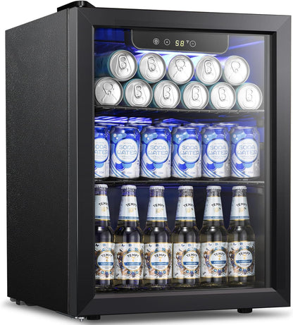 Kismile 1.7 Cu.ft Beverage Refrigerator and Cooler W5848H