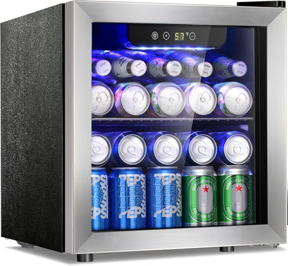 Kismile 48 Can Beverage Refrigerator Mini Fridge 58036RWC0