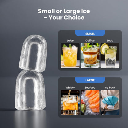 Kismile Clear Square Ice Cubes Maker 58003RIM0