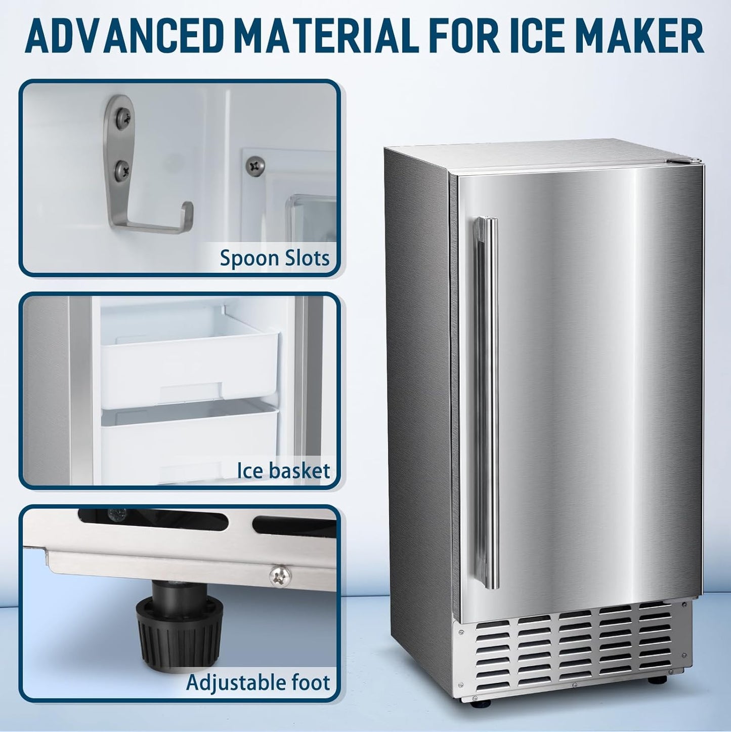 Commercial Under Counter Built-in Nugget Ice Maker Z5830N