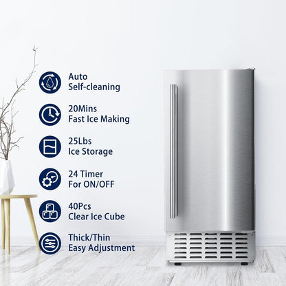 Commercial Under Counter Built-in Nugget Ice Maker Z5830N