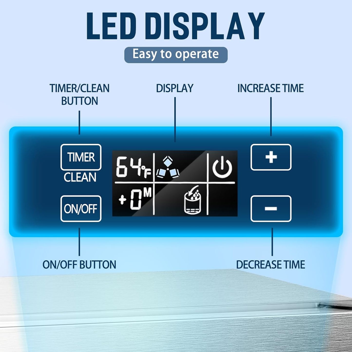 Commercial Under Counter Built-in Nugget Ice Maker Z5830N