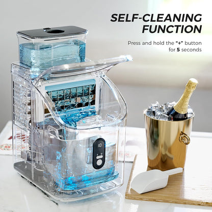 Kismile Ice Maker Countertop Portable Ice Cube Maker Machine Z5813AF