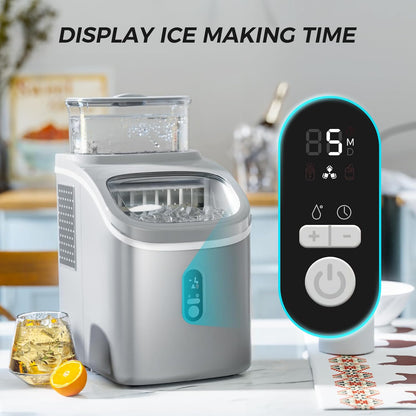 Kismile Ice Maker Countertop Portable Ice Cube Maker Machine Z5813AF
