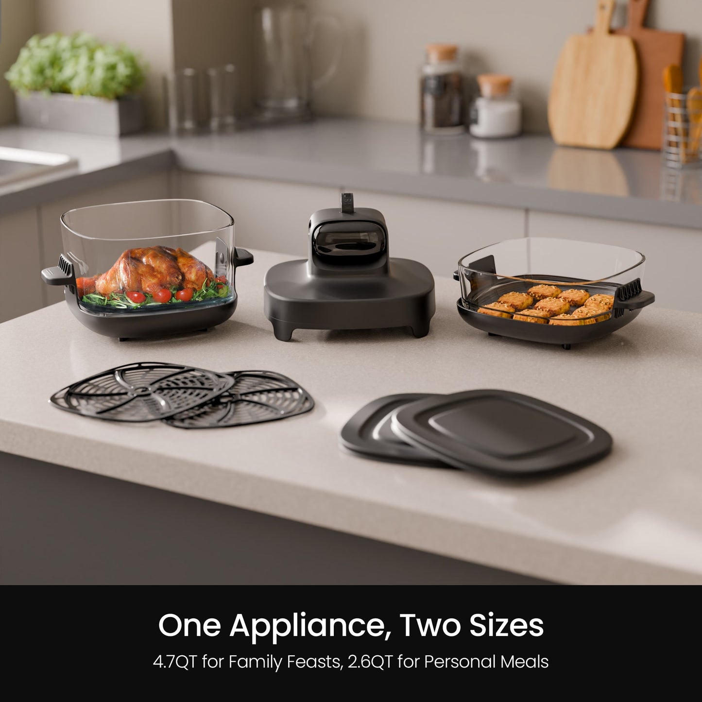 Kismile Roasti Portable Air Fryer 5-in-1 K8126