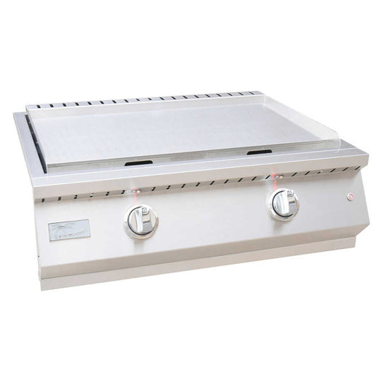 KoKoMo Grills 30-Inch Professional 36K BTU Griddle Outdoor Kitchen Flat Grill with Illuminated Control Knobs