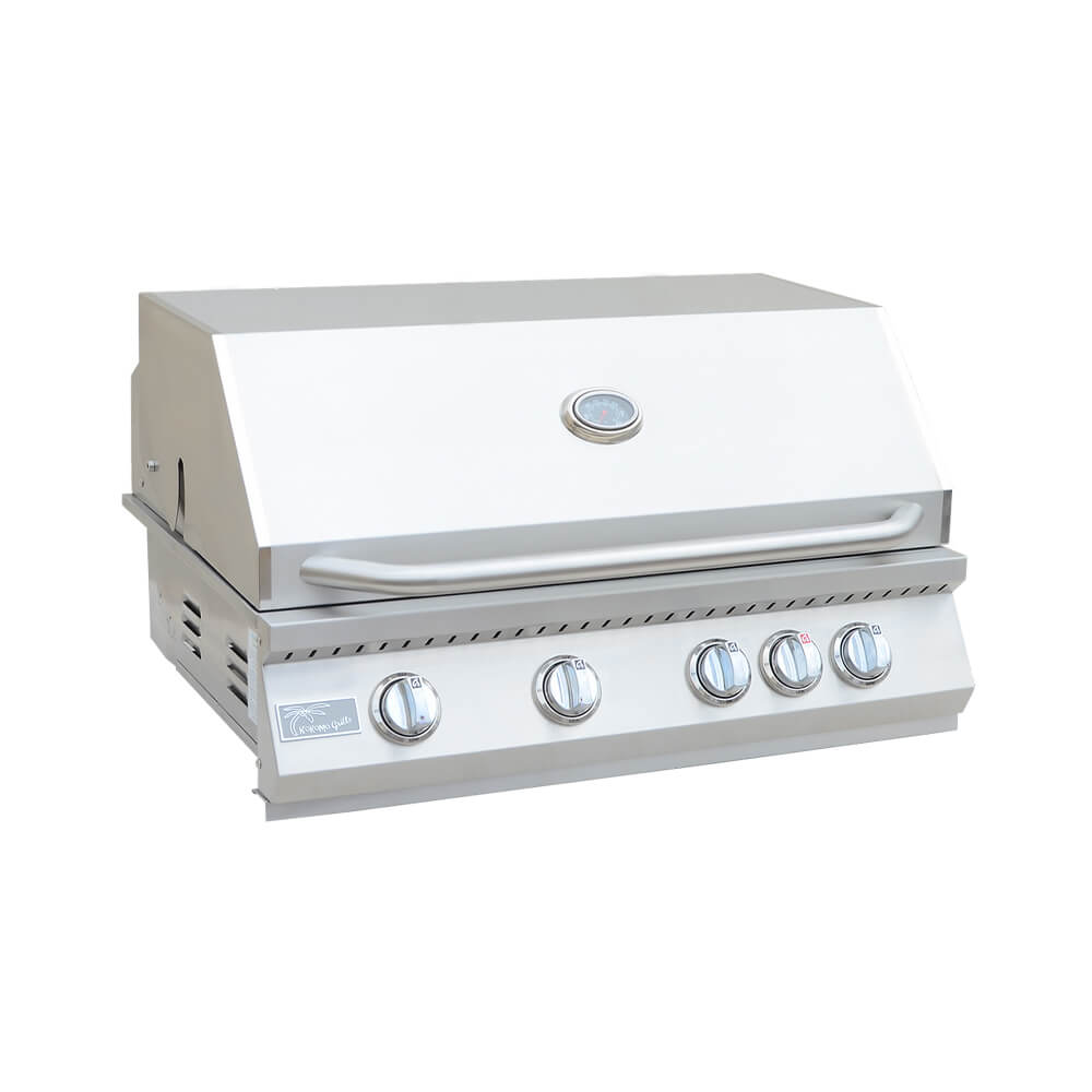 KoKoMo Grills 32-Inch Heavy Duty 60K BTU LP/NG 4 Burner Built-In Stainless Steel Gas Grill