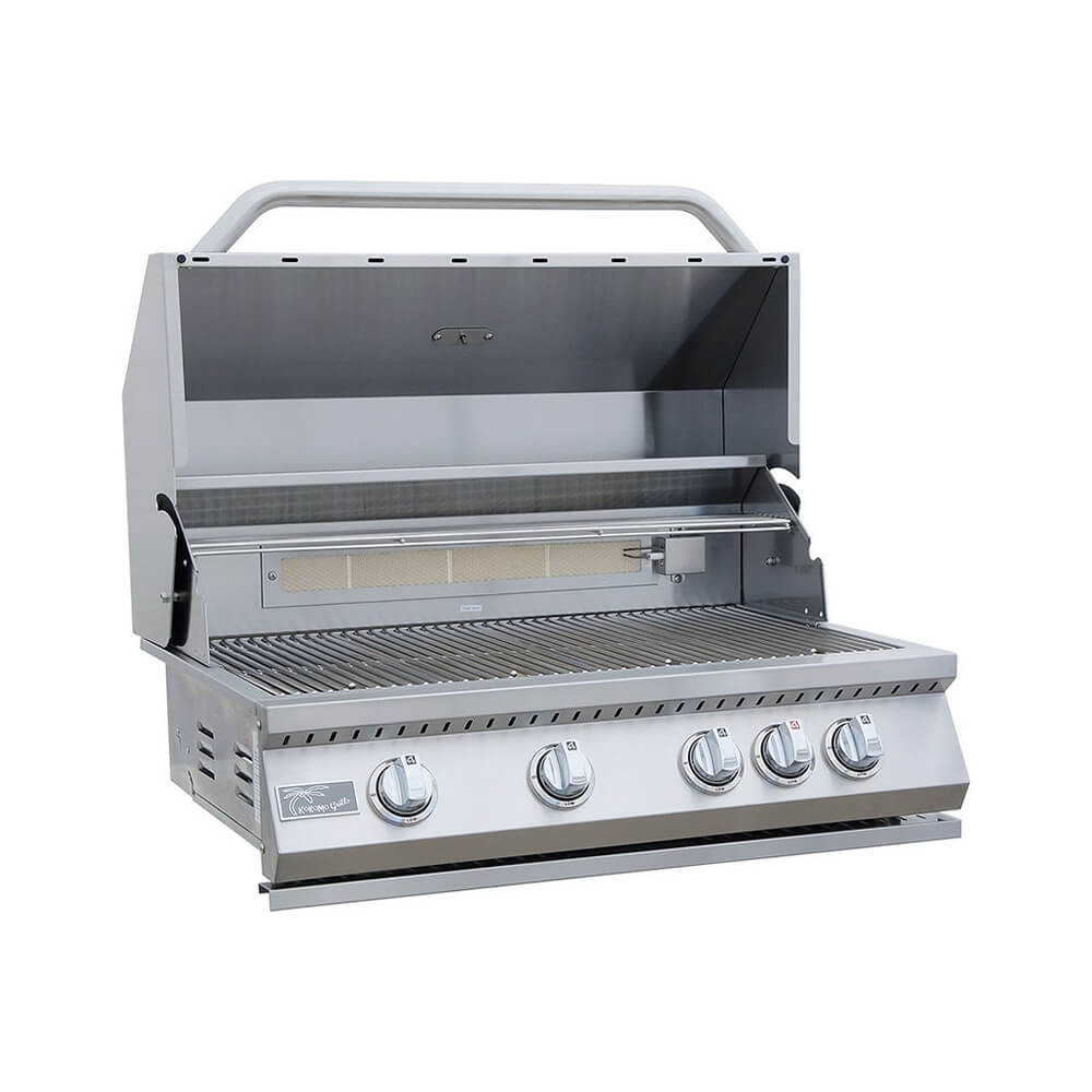 KoKoMo Grills 32-Inch Heavy Duty 60K BTU LP/NG 4 Burner Built-In Stainless Steel Gas Grill