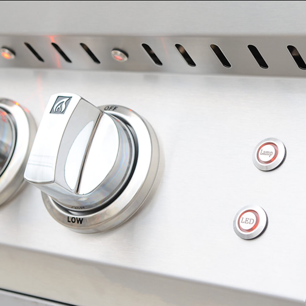 KoKoMo Grills 40-Inch Professional 87K BTU LP NG 5 Burner Built-In Stainless Steel Gas Grill