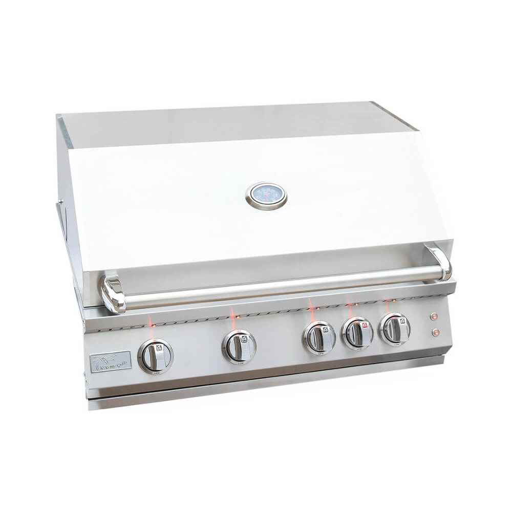 KoKoMo Grills 32-Inch Professional 72K BTU LP/NG 4 Burner Built-In Stainless Steel Gas Grill