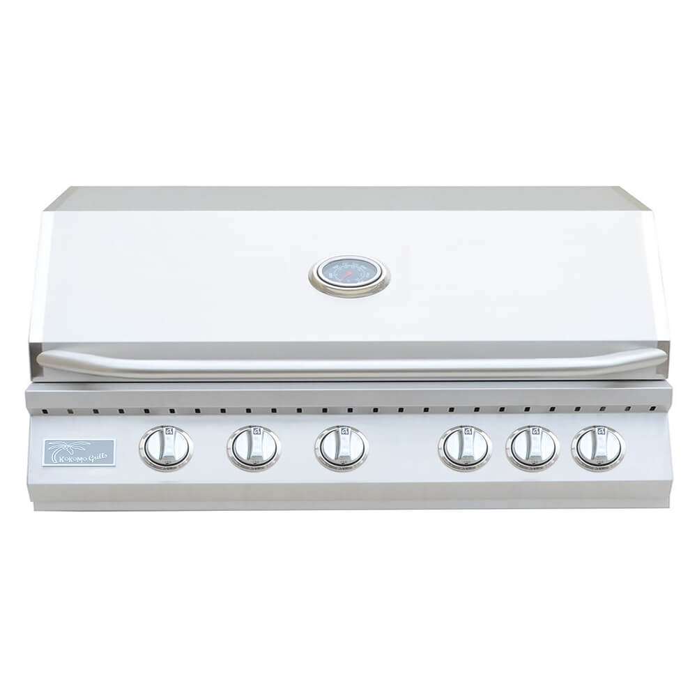 KoKoMo Grills 40-Inch Heavy-Duty 72K BTU LP/NG 5 Burner Built-In Stainless Steel Gas Grill