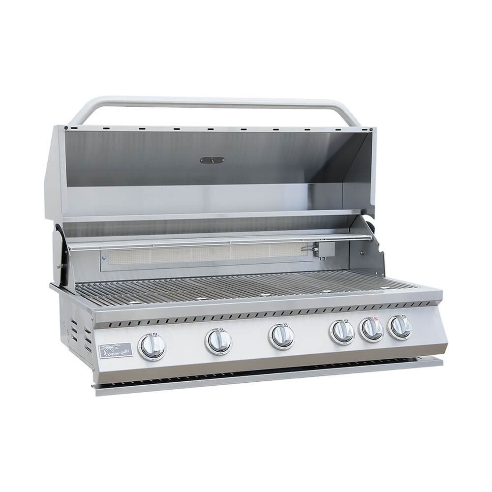 KoKoMo Grills 40-Inch Heavy-Duty 72K BTU LP/NG 5 Burner Built-In Stainless Steel Gas Grill