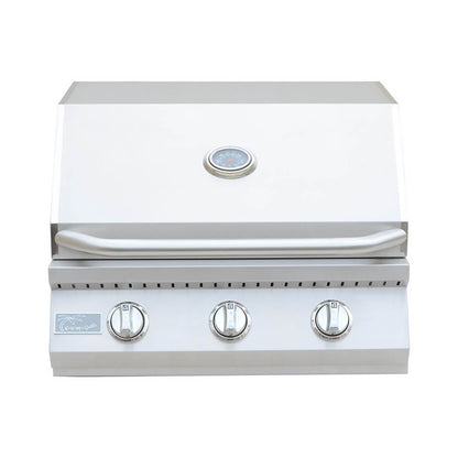 KoKoMo Grills 26-Inch Premium 36K BTU LP/NG 3 Burner Built-In Stainless Steel Gas Grill
