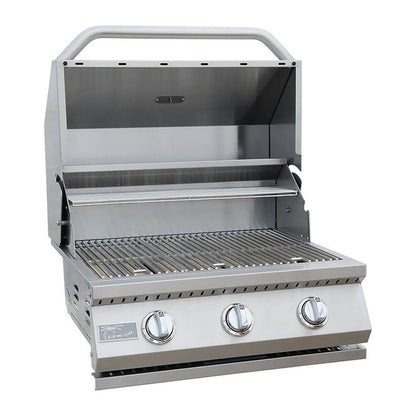 KoKoMo Grills 26-Inch Premium 36K BTU LP/NG 3 Burner Built-In Stainless Steel Gas Grill
