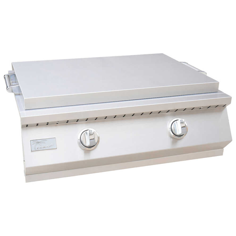 KoKoMo Grills 30-Inch Premium 36K BTU Teppanyaki Griddle with Dual U Shape Burner