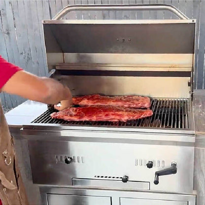 KoKoMo Grills Premium Built-In Charcoal Grill with 304 Stainless Steel and Adjustable Heat Tray, 32"
