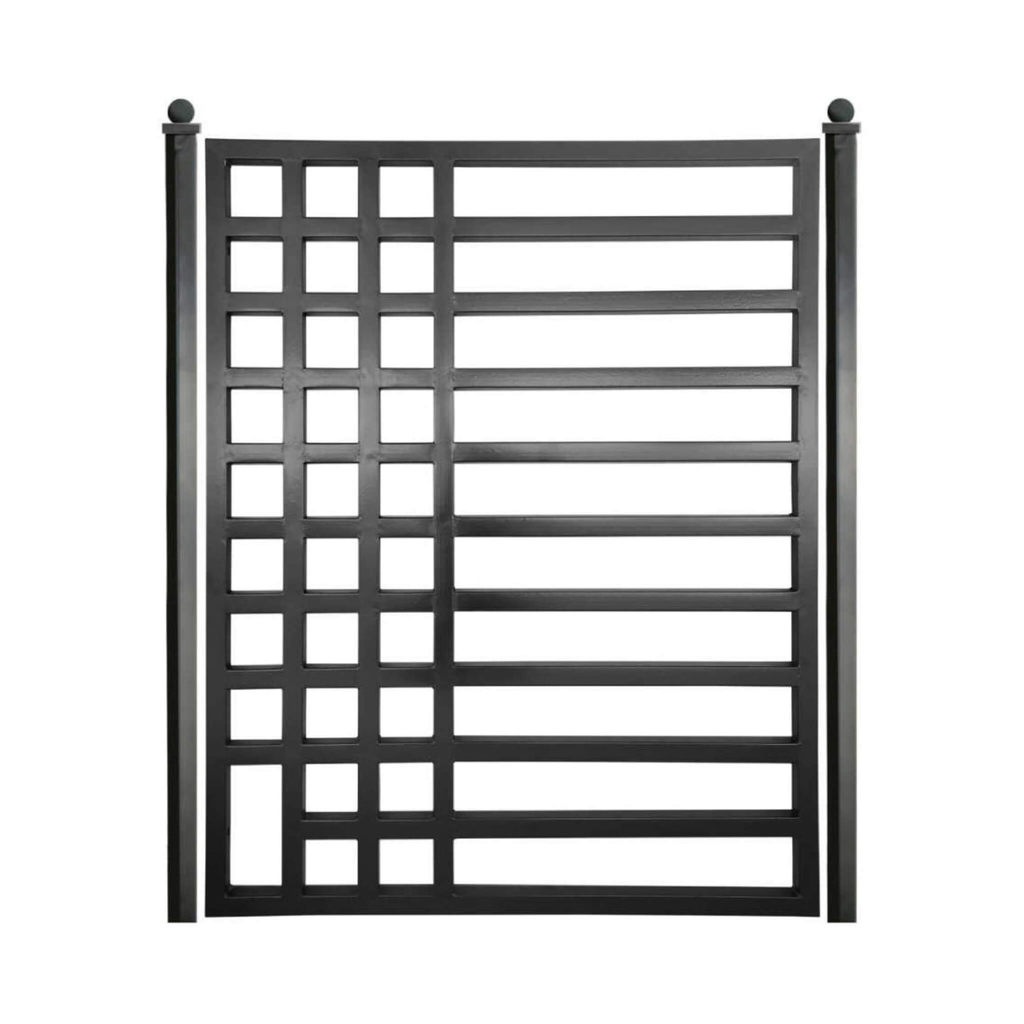 5FT Heavy-Duty Kyiv-Style Powder-Coated Galvanized Steel Pedestrian Gate