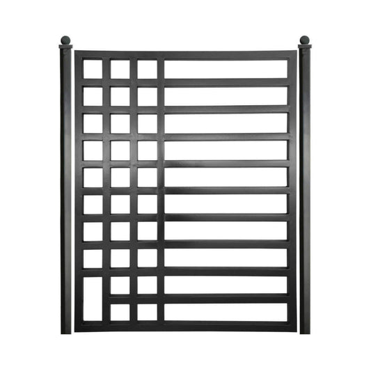 5FT Heavy-Duty Kyiv-Style Powder-Coated Galvanized Steel Pedestrian Gate