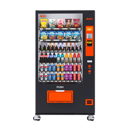 Large 60-Slot Commercial Snack and Drink Refrigerated Combo Vending Machine