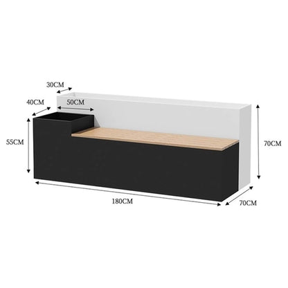 Large Outdoor All-Weather Commercial Flower Box Potting Bench