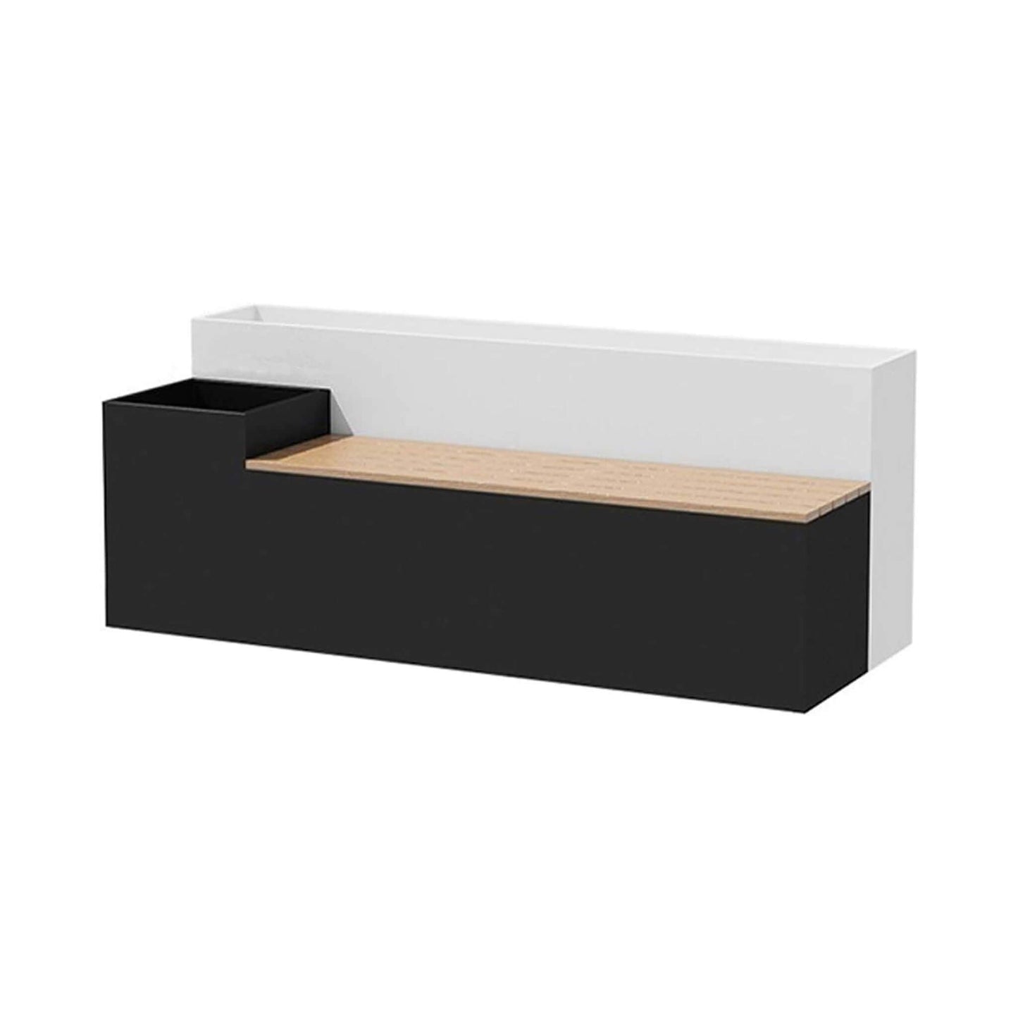 Large Outdoor All-Weather Commercial Flower Box Potting Bench
