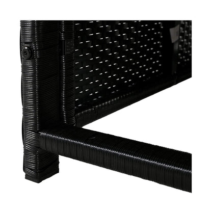 Alora Large Outdoor Quadrilateral Spa Surround Rattan Sectional Sofa Set With Storage Compartments