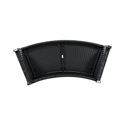 Alora Large Premium Surround Spa Patio Rattan Sofa Set With Storage Compartments And Cushions