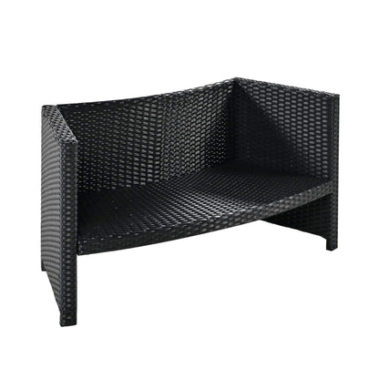 Alora Large Premium Surround Spa Patio Rattan Sofa Set With Storage Compartments And Cushions